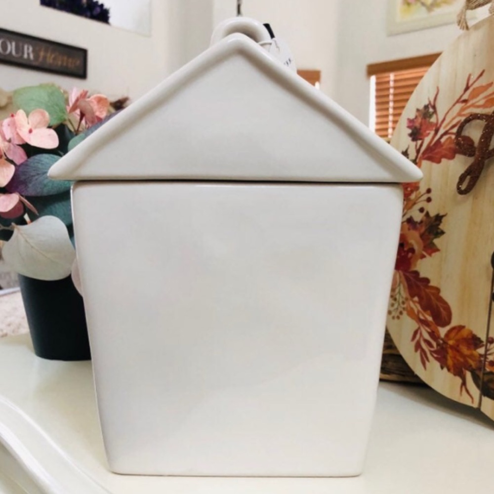 Rae Dunn “HOME” LL Ceramic Canister Cookie Jar NWT - Picture 2 of 9